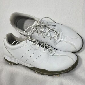 Adidas Adipure DC White Golf Shoes With Spikes Women's SIZE 9 Waterproof